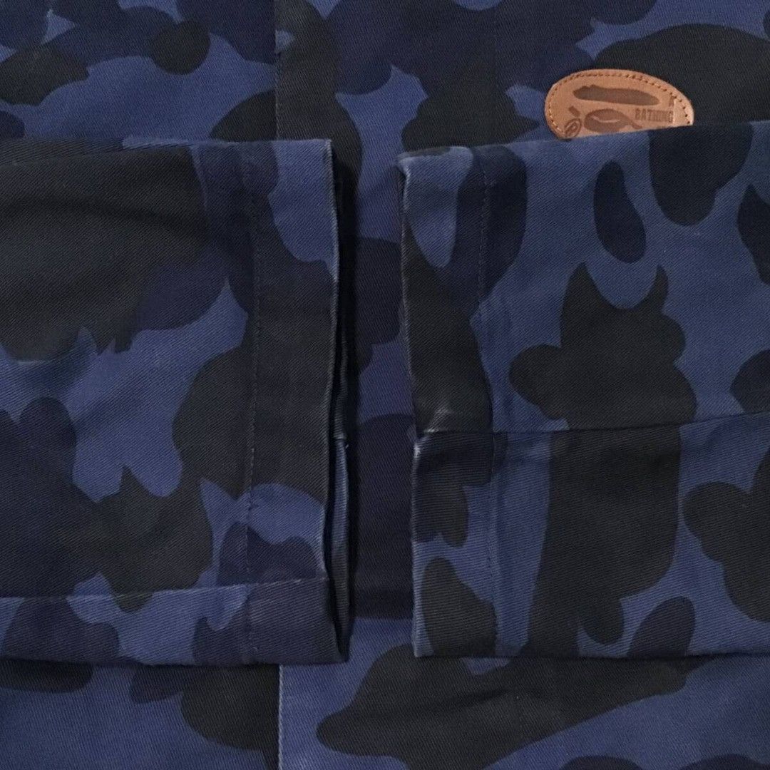 Bape × Nigo BAPE Hoodie coat blue camo a bathing ape NIGO Size US M / EU 48-50 / 2 - 6 Thumbnail