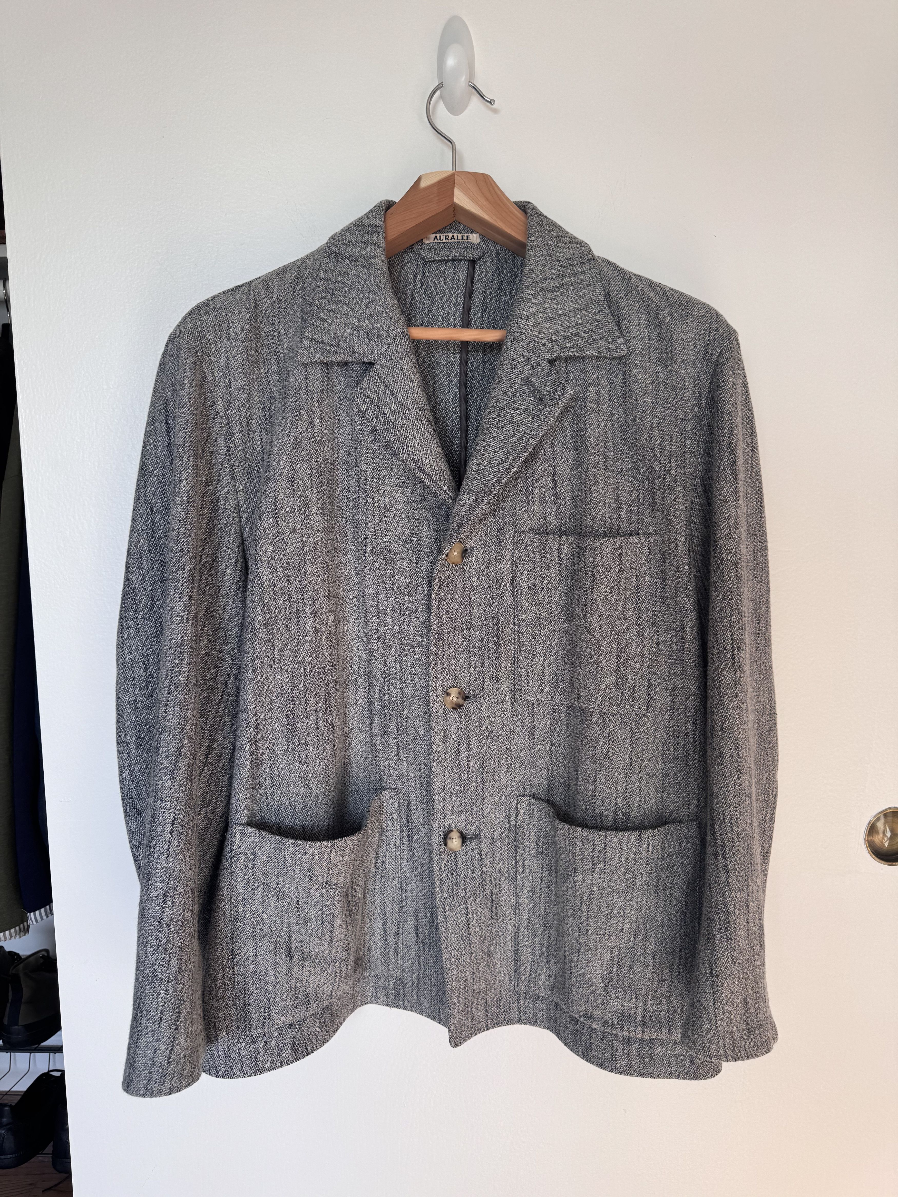 Auralee Auralee Double Cloth Hard Twist Carsey Blouson | Grailed