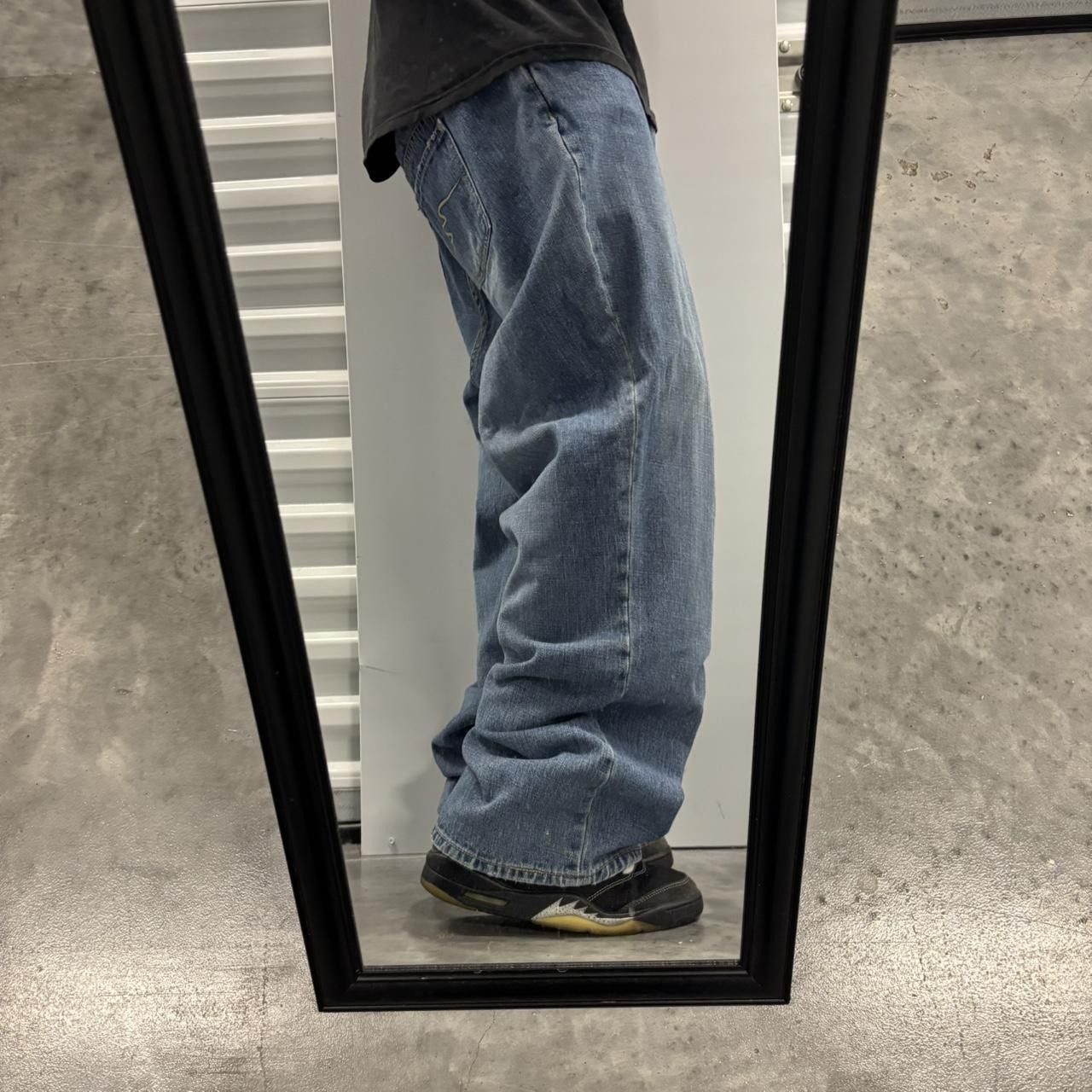 Japanese Brand × Vintage Crazy Vintage Y2K/2000s Baggy Skater Style Denim Jeans! Size US 40 / EU 56 - 2 Thumbnail
