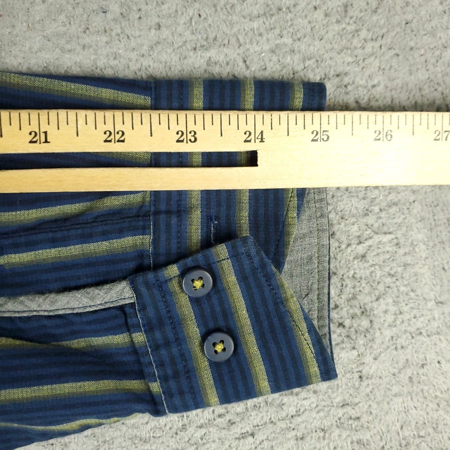Tommy Bahama Tommy Bahama Shirt Mens Large Blue Striped Cotton Button-Up Long Sleeve Shirt Size US L / EU 52-54 / 3 - 6 Thumbnail
