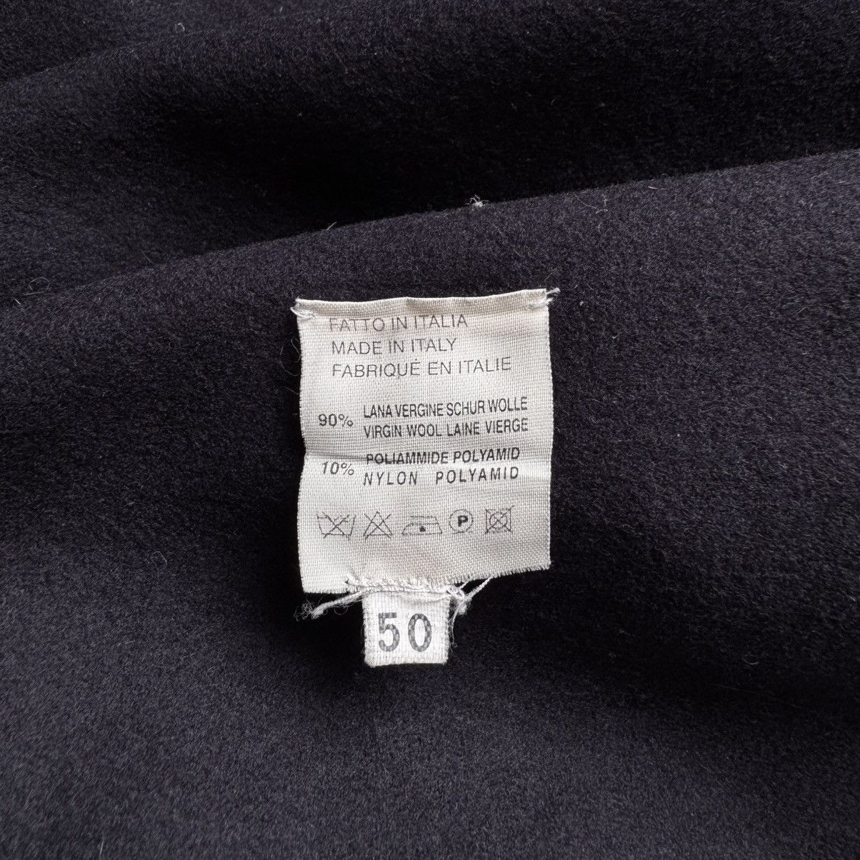 Jil Sander Jil Sander 2000’s Black Wool Lined Short Leather Coat Size US M / EU 48-50 / 2 - 14 Thumbnail