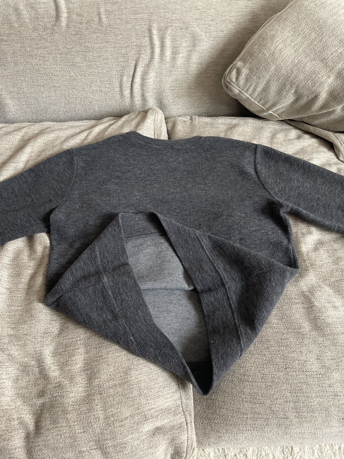 A.P.C. APC Sweatshirt - Dark Gray, 70% Wool/30% Polyamide Size US M / EU 48-50 / 2 - 3 Thumbnail