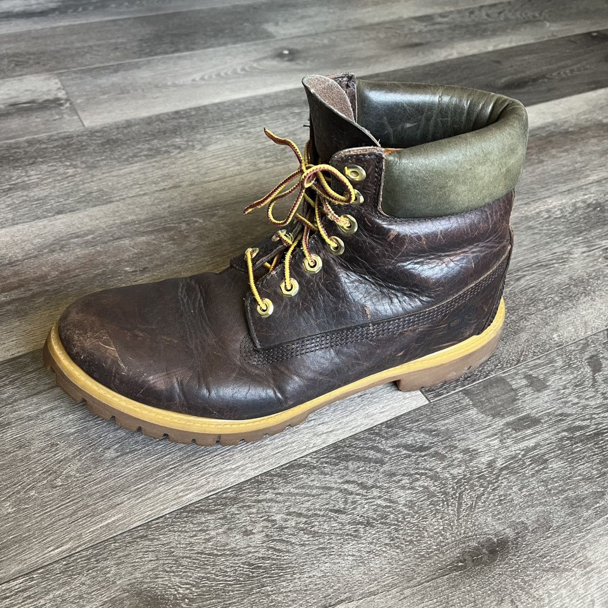 Timberland Vintage 1990s Timberland Espresso Dark Brown Leather Boots Size US 11 / EU 44 - 7 Thumbnail
