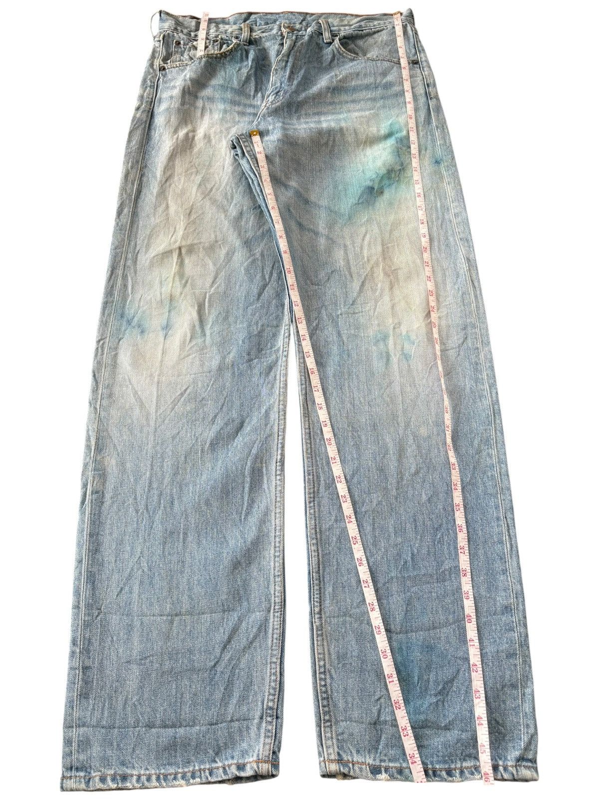 Levi's Vintage 90s Levis 543 Faded Wash Distressed Baggy Jeans Size US 35 - 6 Thumbnail