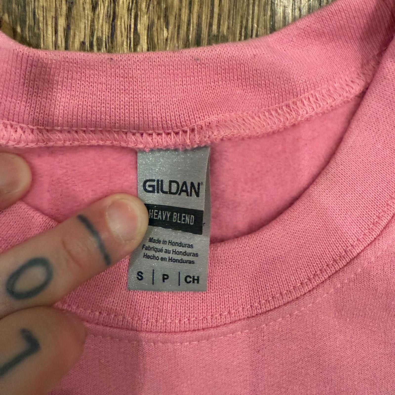 Gildan Gorilla Biscuits Pink Crewneck Sweatshirt - S Size US S / EU 44-46 / 1 - 2 Thumbnail