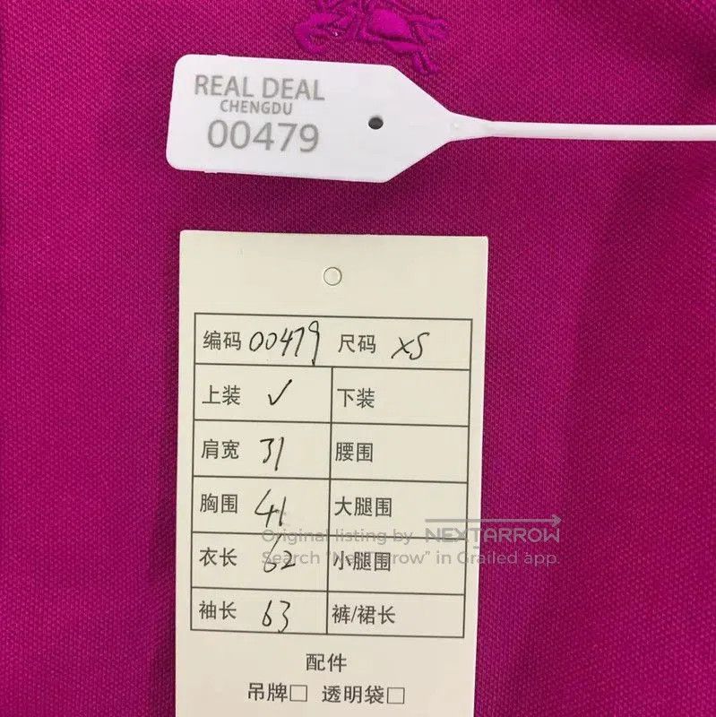 Burberry Burberry Pink Cotton XS Long Sleeve T-Shirt. Size XS / US 0-2 / IT 36-38 - 8 Thumbnail