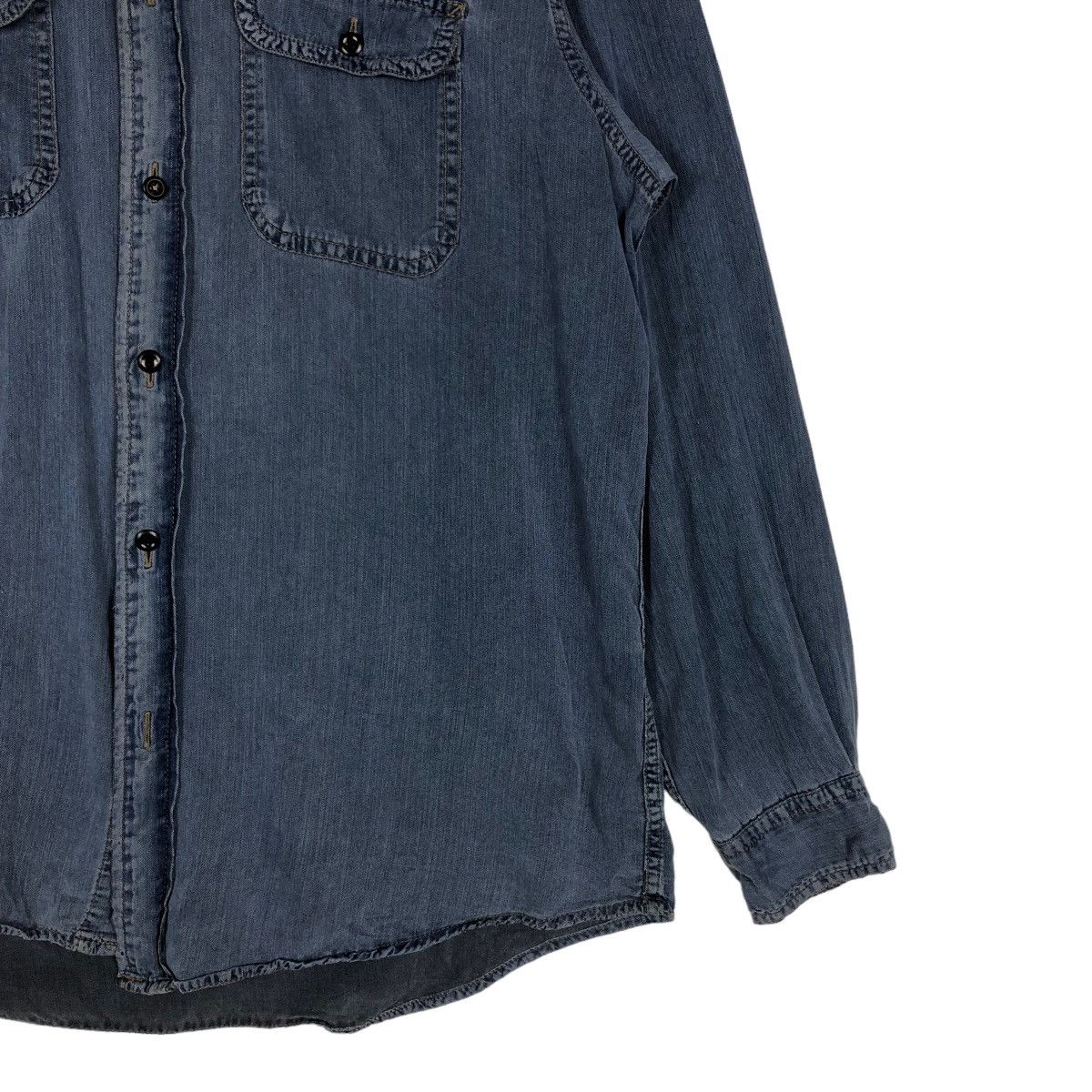 Japanese Brand 🔥90’s Vintage Chambrey Denim Jacket Edwin USA Size US XL / EU 56 / 4 - 5 Thumbnail