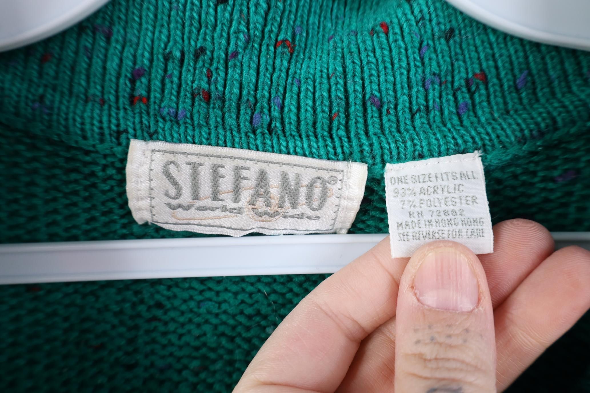 Vintage Vintage 90s Streetwear Short Sleeve Knit Collared Sweater Size ONE SIZE - 4 Thumbnail