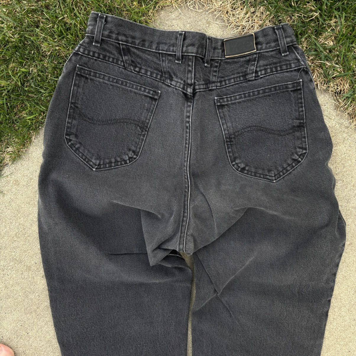 Lee × Vintage Vintage Lee Rider Black Denim Jeans Size 36" / US 14 / IT 50 - 6 Thumbnail