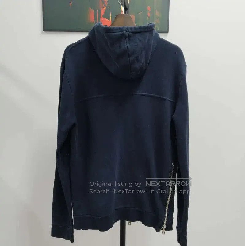 Balmain Balmain Women's Long Sleeve Navy Hoodie . Size M / US 6-8 / IT 42-44 - 2 Thumbnail