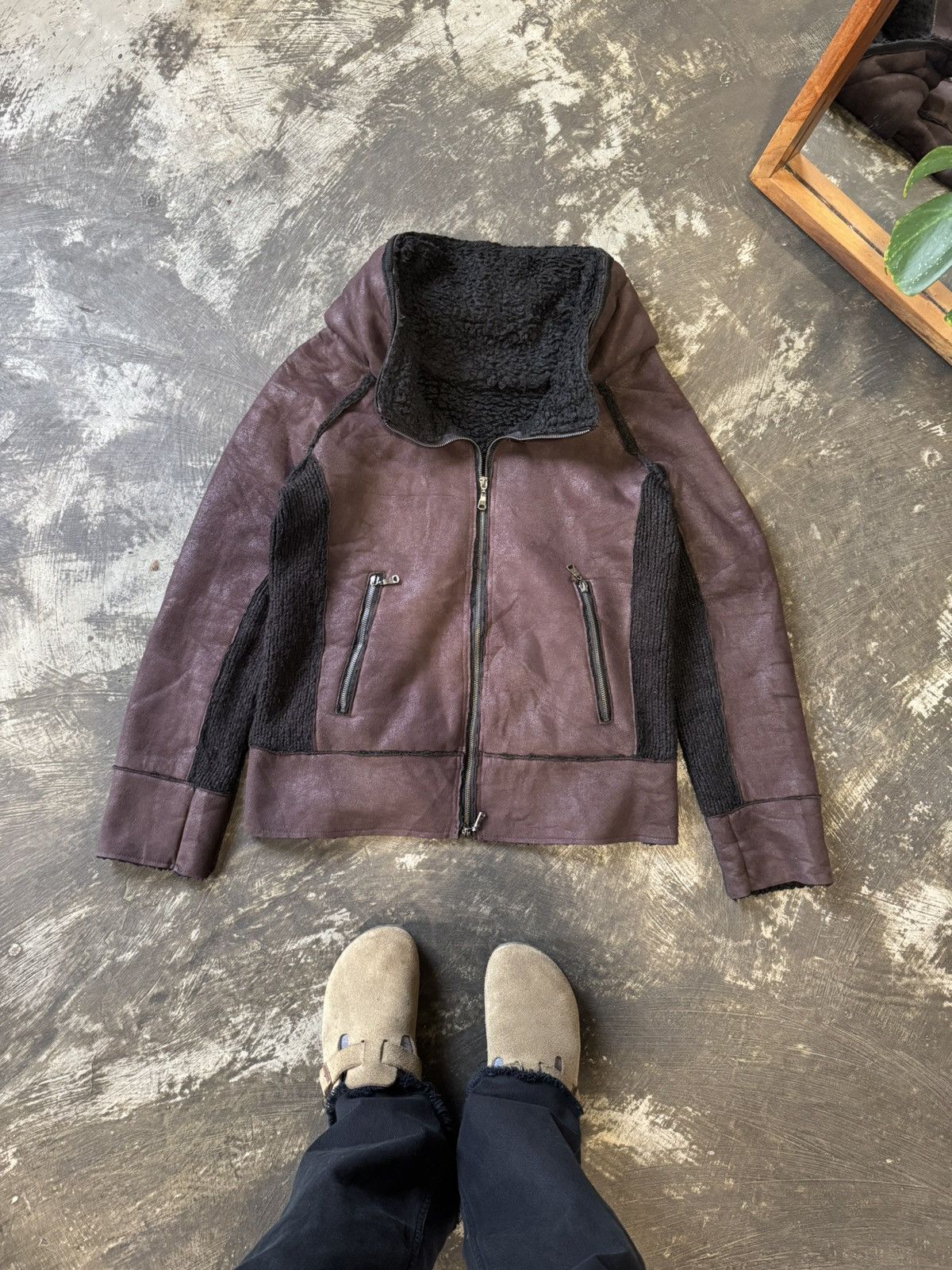 semanticdesign FUR SUEDE LEATHER BONO JACKET BY SEMANTIC DESIGN Size US L / EU 52-54 / 3 - 2 Thumbnail