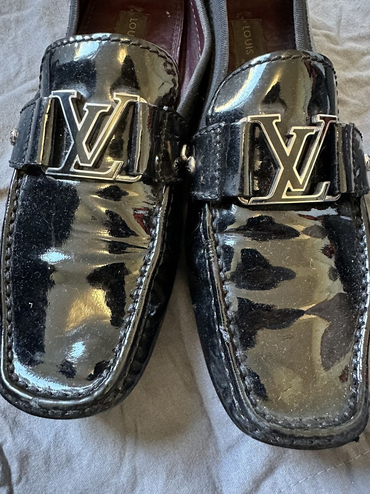 Louis Vuitton Black patent leather, Louis Vuitton drivers Size US 9 / EU 42 - 5 Thumbnail