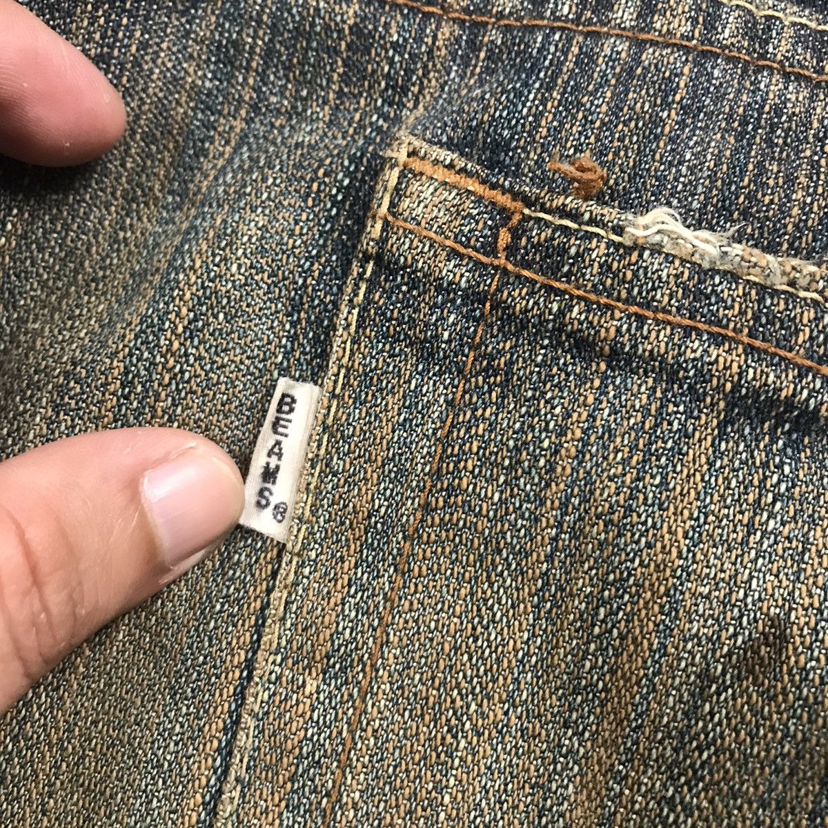 Beams Plus × If Six Was Nine × Japanese Brand RUSTY DENIM BEAMS JAPAN JEANS DENIM PANTS Size US 33 - 11 Thumbnail