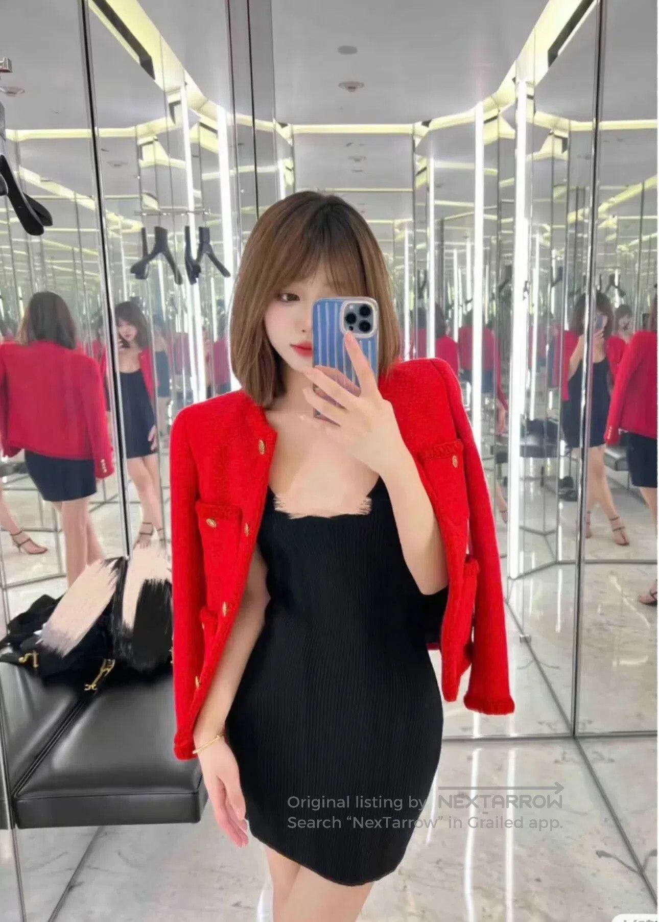 Saint Laurent Paris Saint Laurent Paris Women's Tweed Jacket| Size S / US 4 / IT 40 - 3 Thumbnail