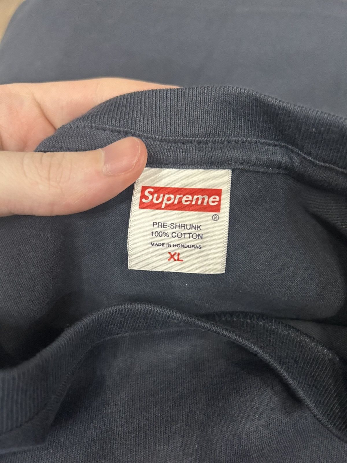 Supreme Supreme blockbuster Tee Navy Size US XL / EU 56 / 4 - 3 Thumbnail