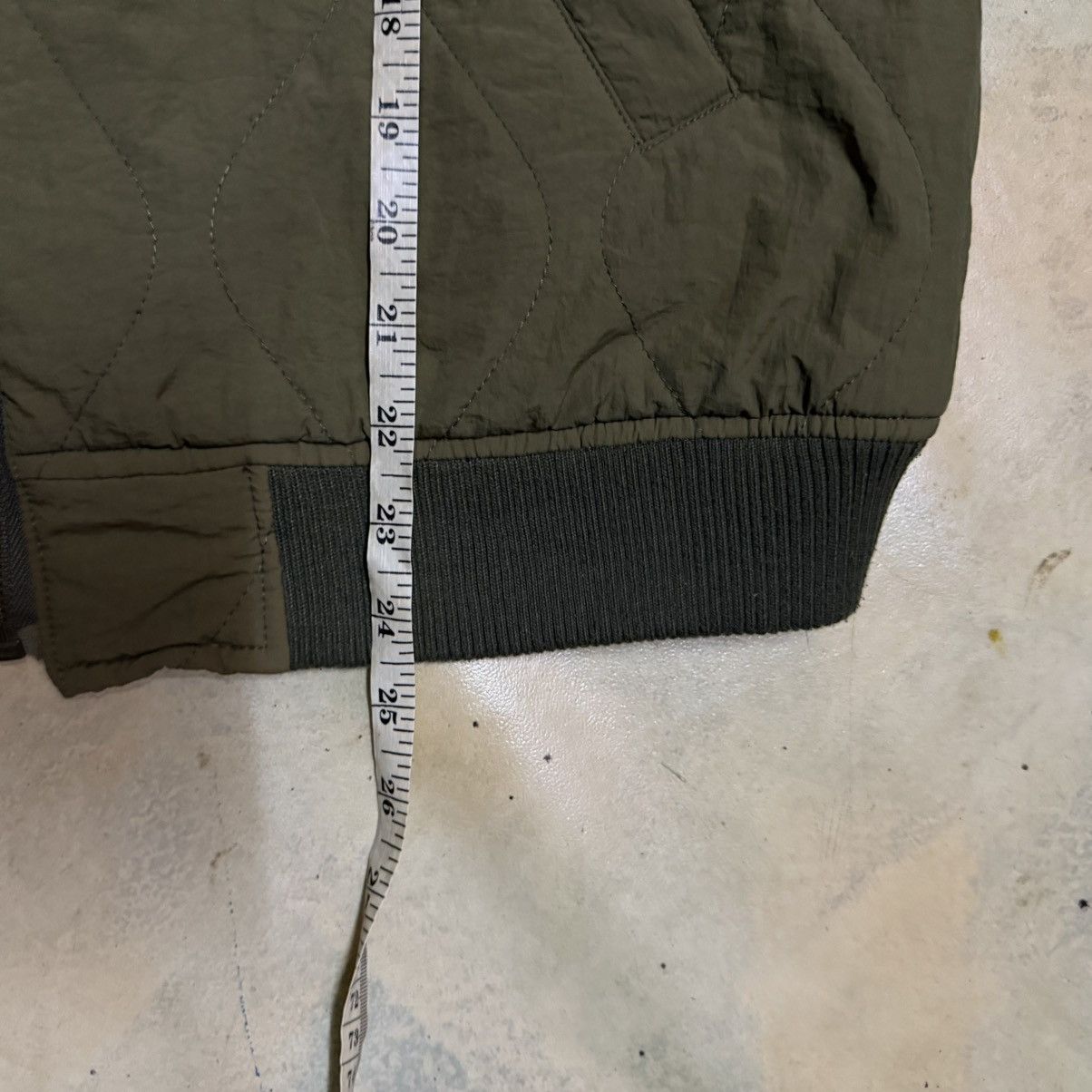 Japanese Brand Double Name Quilted Bomber Jacket Size US S / EU 44-46 / 1 - 9 Thumbnail