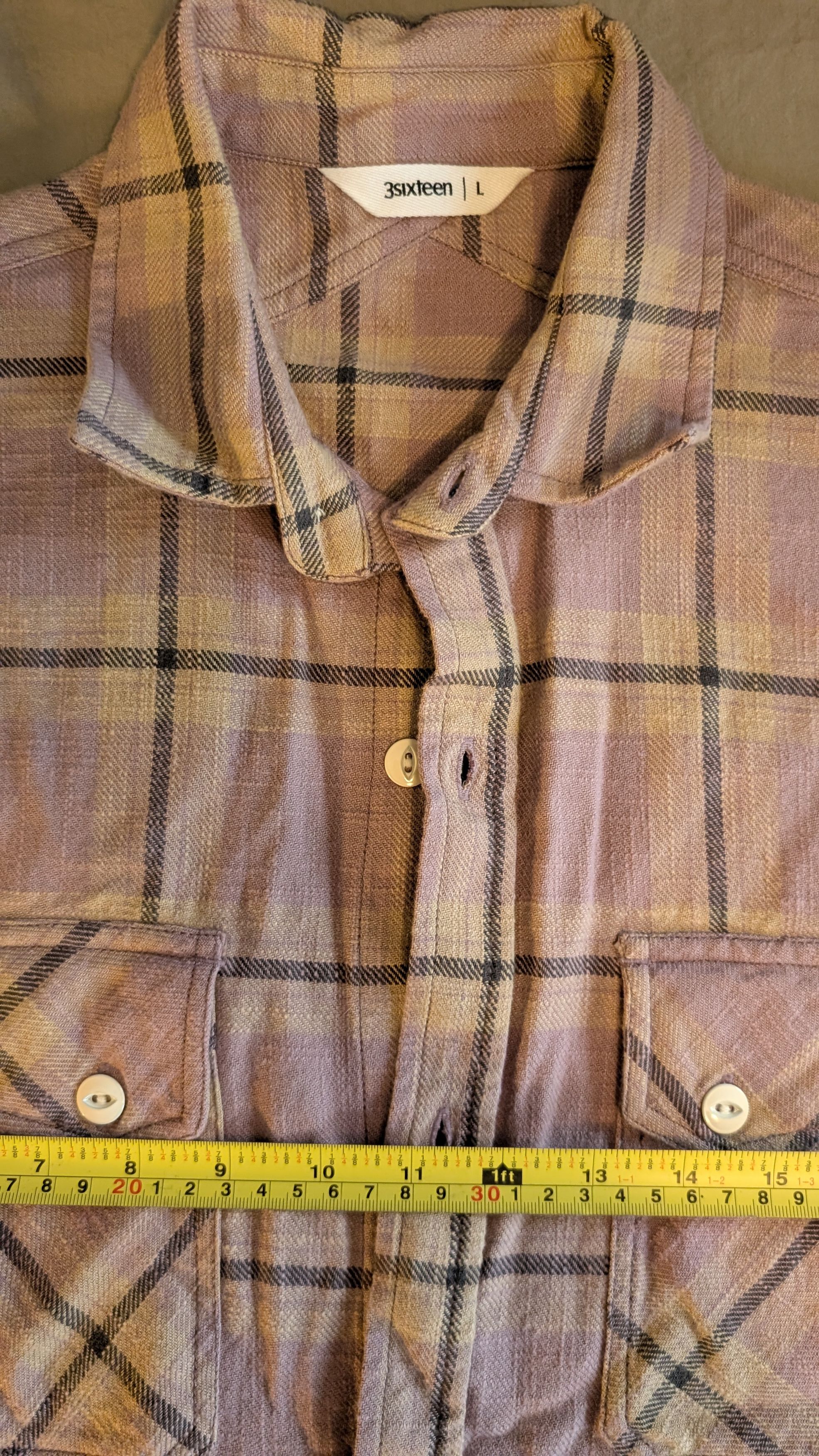3sixteen Crosscut flannel work shirt Size US L / EU 52-54 / 3 - 4 Thumbnail