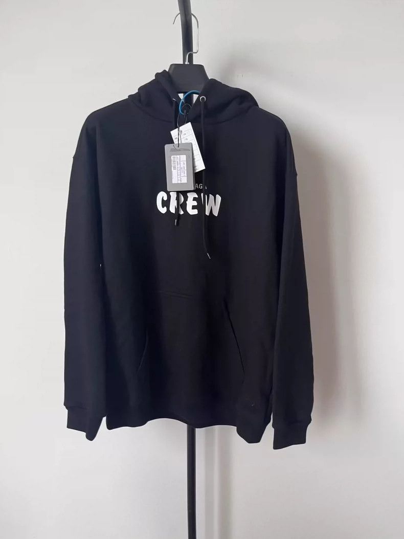 Balenciaga Balenciaga Crew monogrammed hooded sweatshirt Size XS / US 0-2 / IT 36-38 - 1 Thumbnail