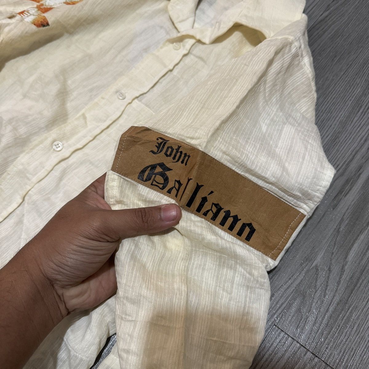 John Galliano SS06 John Galliano Floral Shirt Size US M / EU 48-50 / 2 - 9 Thumbnail