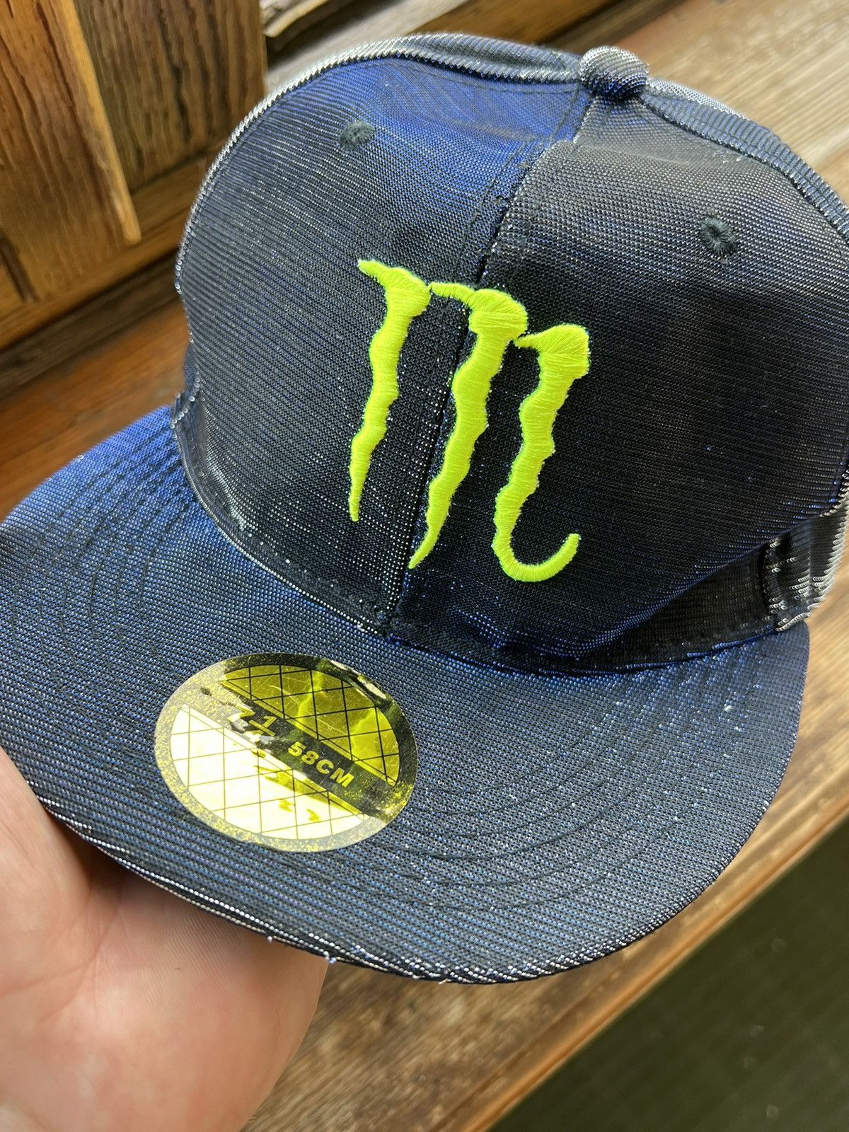 Vintage Vintage Y2K Affliction Style Monster Energy Reflective Cap Size ONE SIZE - 12 Thumbnail