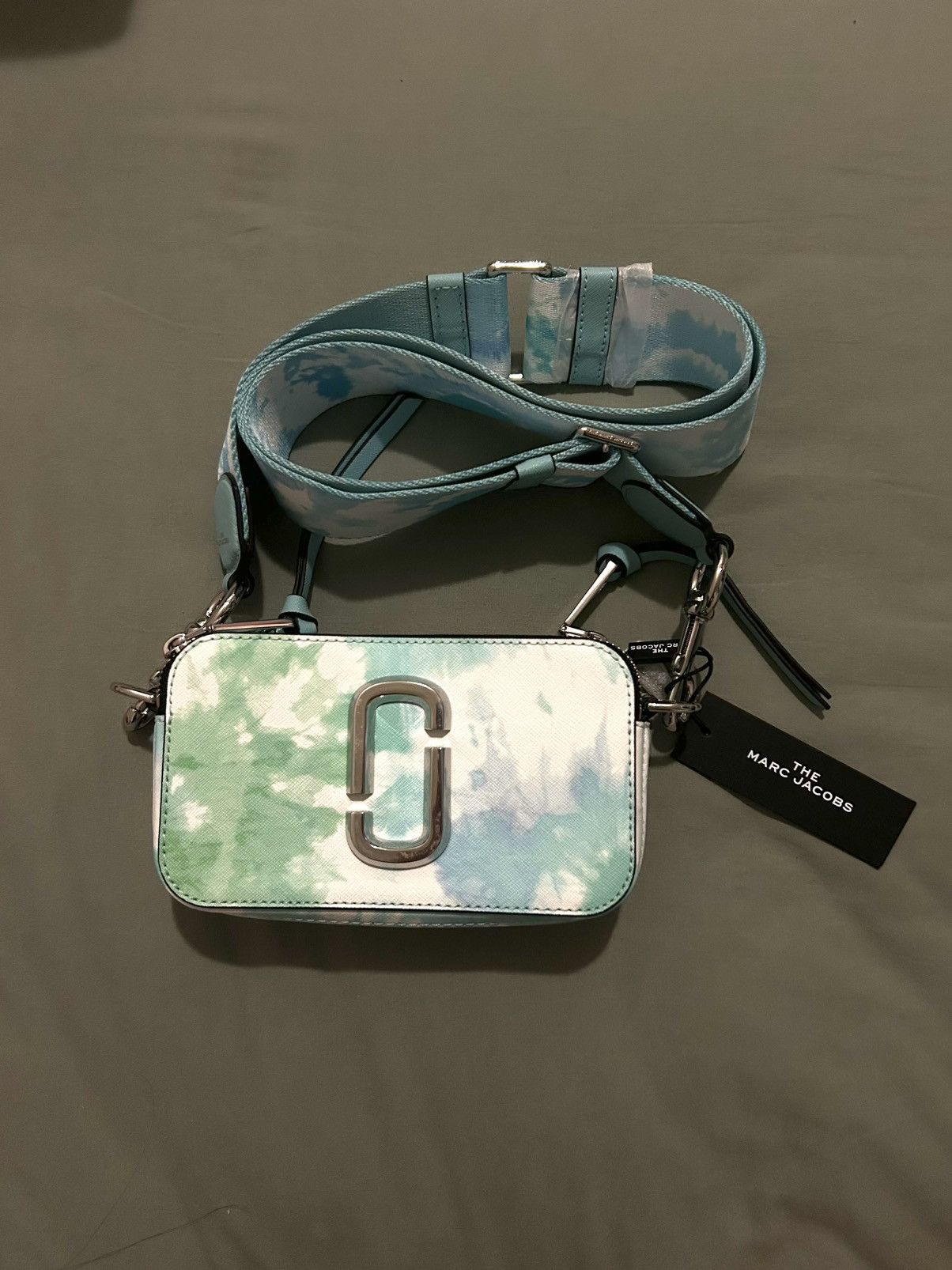 Marc Jacobs Marc Jacobs Tie Dye Snapshot Bag Saffiano Leather Size ONE SIZE - 1 Thumbnail