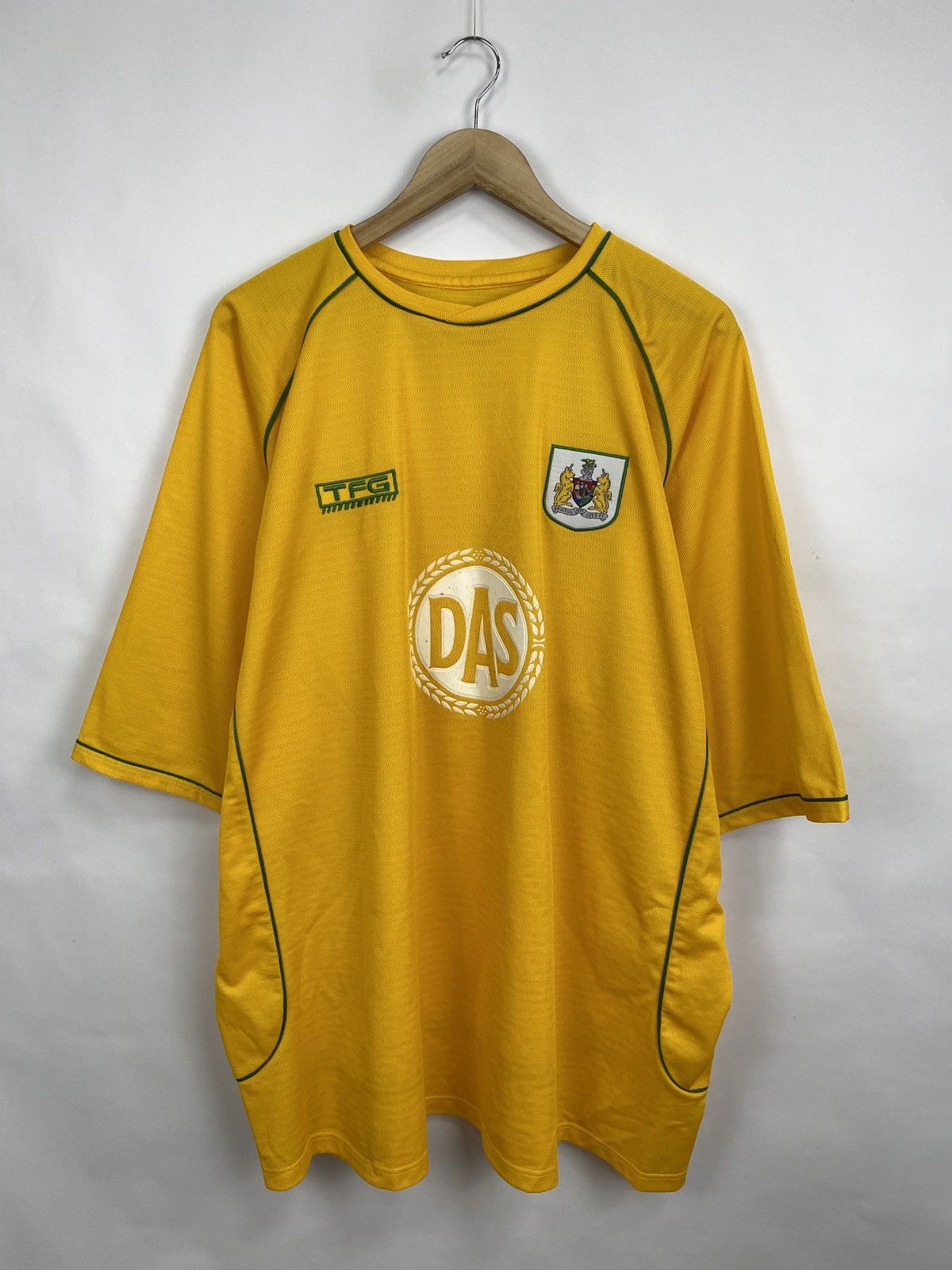 Vintage 🏴󠁧󠁢󠁥󠁮󠁧󠁿 Vintage 90s TFG Bristol City Soccer Jersey Rare Retro Hype Size US XXL / EU 58 / 5 - 3 Thumbnail