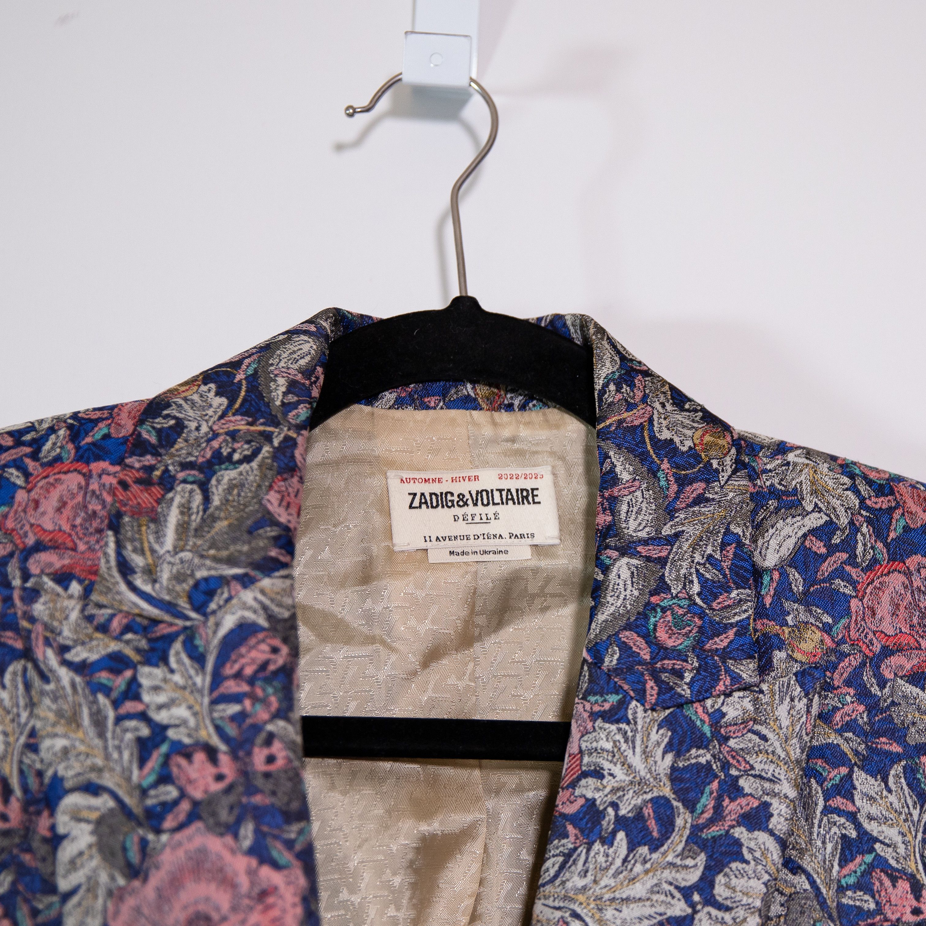 Zadig & Voltaire Zadig & Voltaire Visko Jacquard Skull British Size S / US 4 / IT 40 - 2 Thumbnail