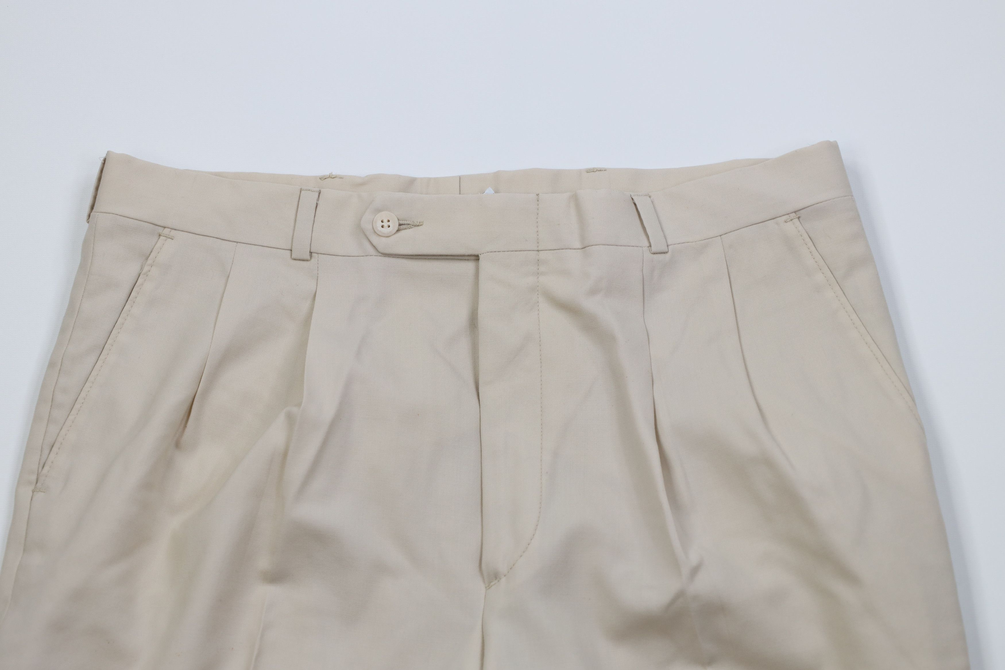 Vintage Vintage 70s Streetwear Wide Leg Chino Pants Trousers USA Size US 34 / EU 50 - 2 Thumbnail
