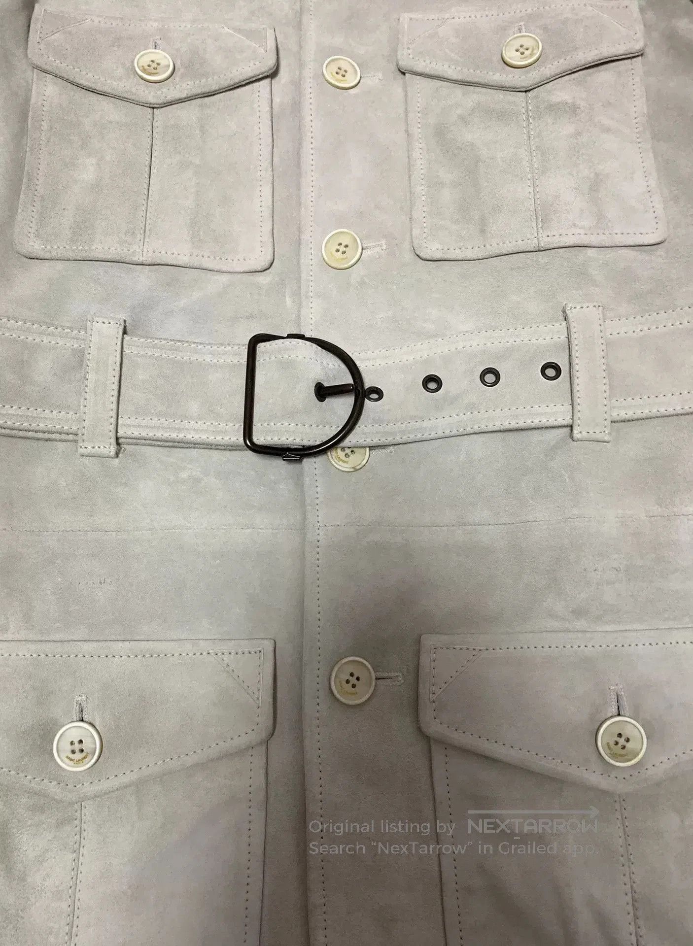 Saint Laurent Paris Saint Laurent SLP 20SS Runway Suede Jacket. Size US S / EU 44-46 / 1 - 6 Thumbnail
