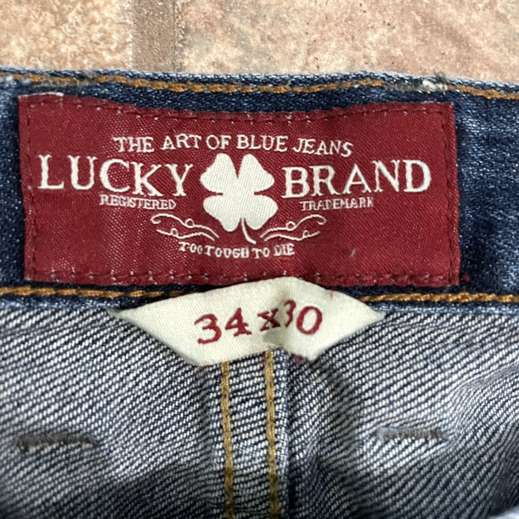 Lucky Brand Lucky Brand Vintage Straight Blue Jeans Mens Size 34 Inseam 30 Size US 34 / EU 50 - 4 Thumbnail