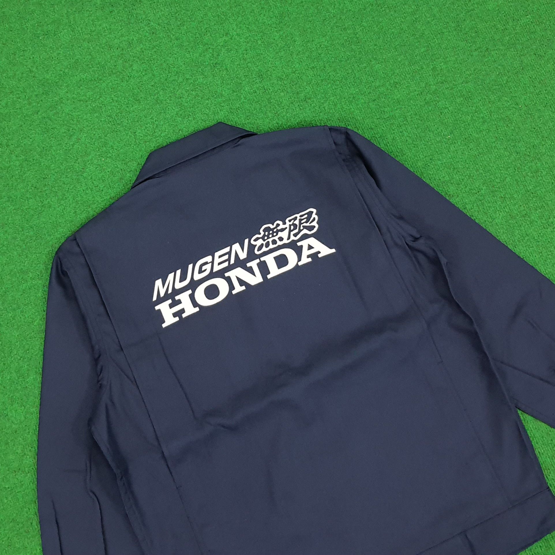 Japanese Brand × Vintage Vintage HONDA Mugen Racing Team Workwear Jacker Size US M / EU 48-50 / 2 - 2 Thumbnail