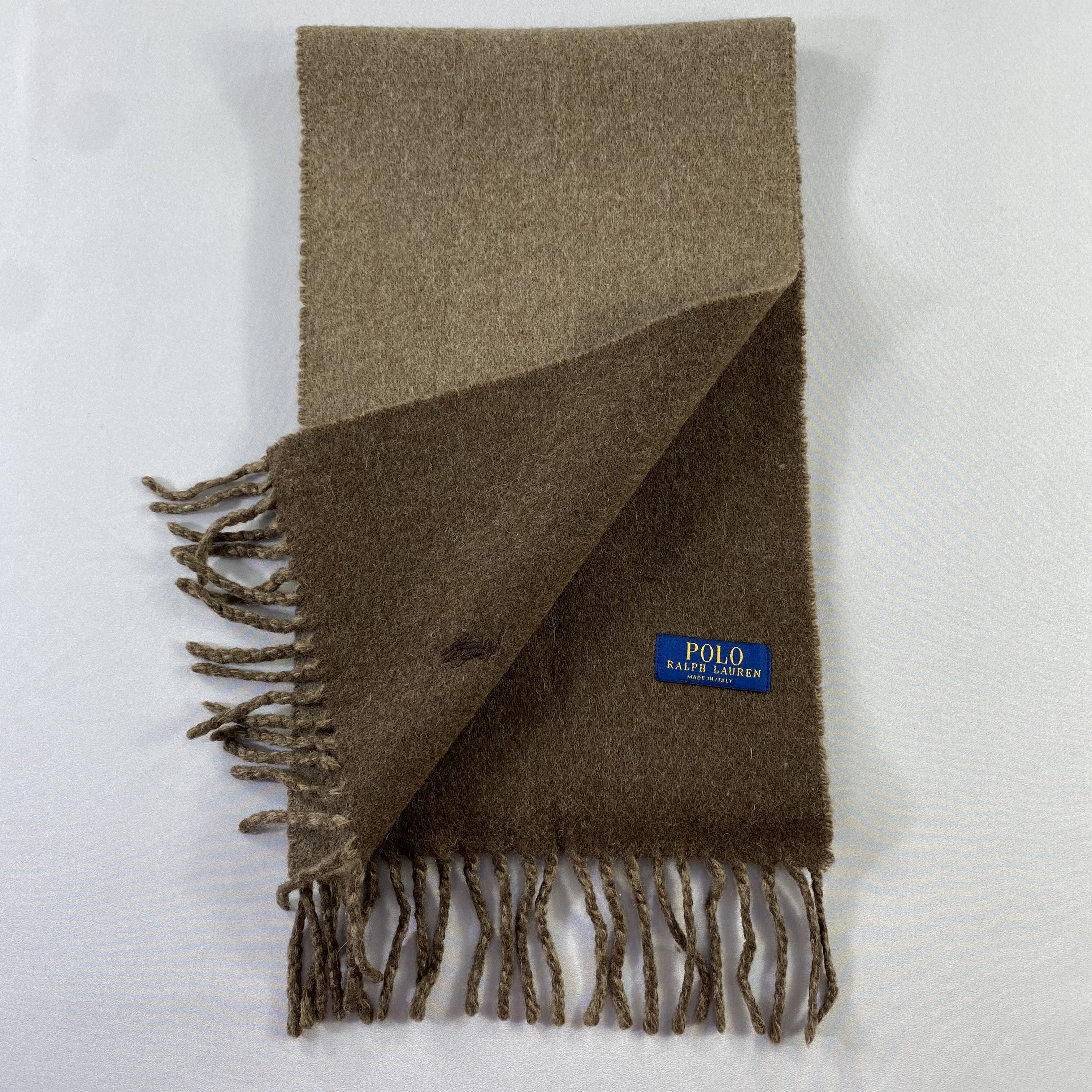 Polo Ralph Lauren Two Tone Polo Ralph Lauren Scarf Neck Wrap Wool Muffler Size ONE SIZE - 5 Thumbnail