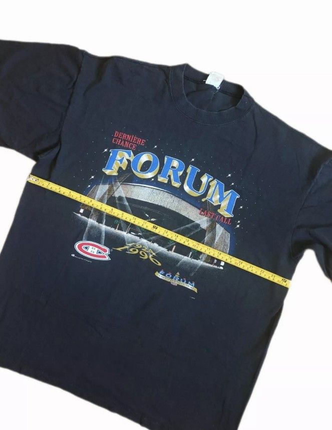 NHL × Vintage Vintage Montreal Canadian "Forum Last Call" 90s t- shirt Size US XL / EU 56 / 4 - 10 Thumbnail