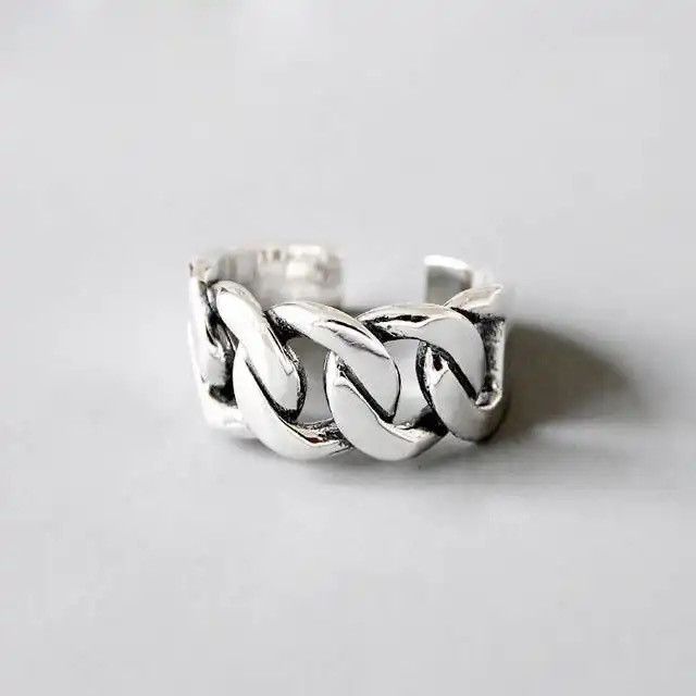 Jewelry × Vintage Silver Chain Rings Size ONE SIZE - 1 Thumbnail