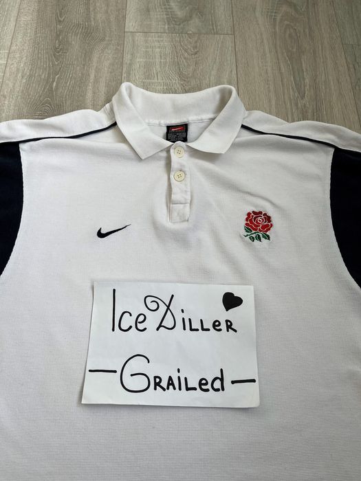 nike england authentic polo shirt