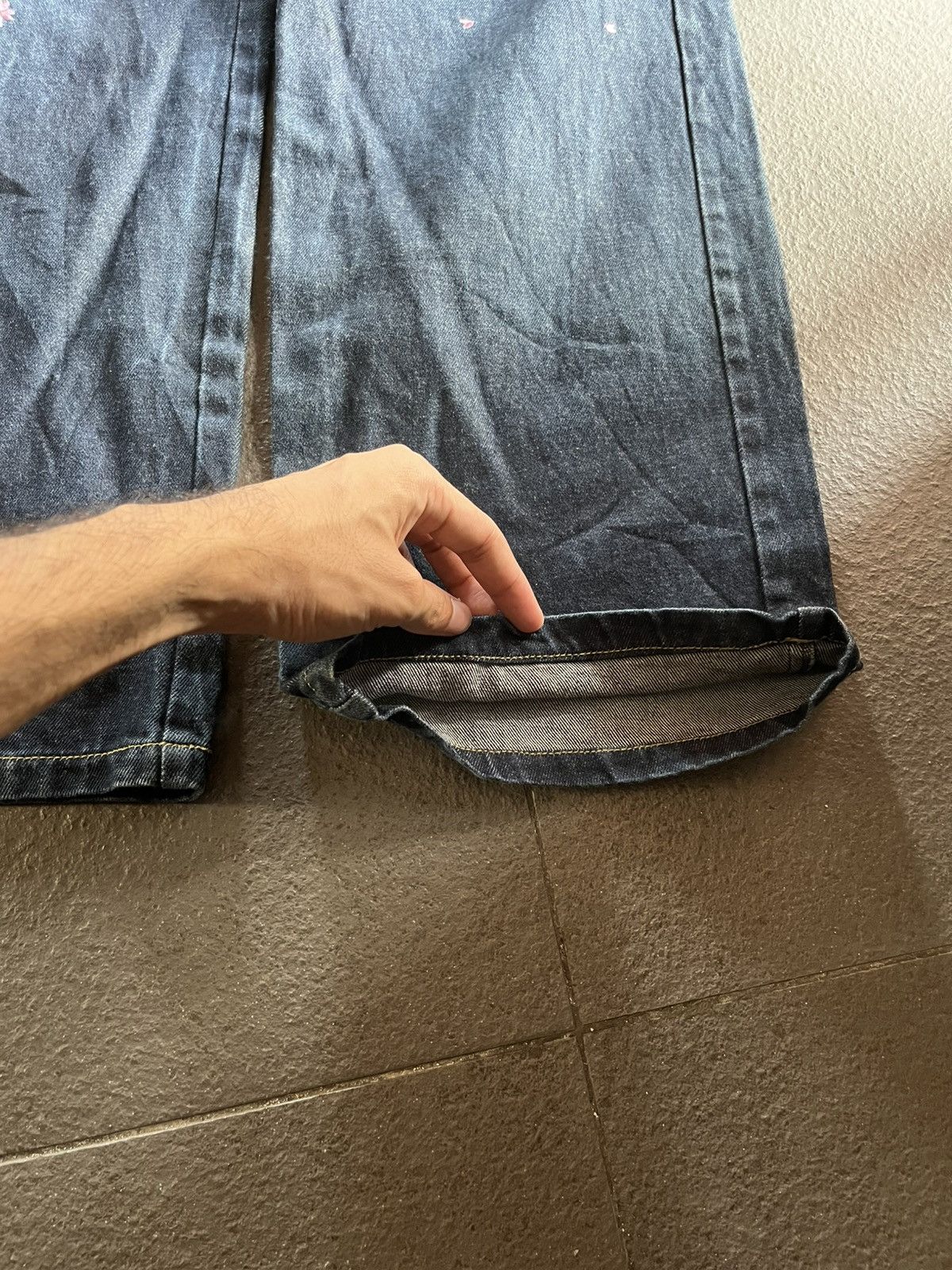 Karakuri Tamashii Vomaine Dragon Embroidery Wide Leg Denim Karakuri Tamashii Size US 32 / EU 48 - 22 Thumbnail