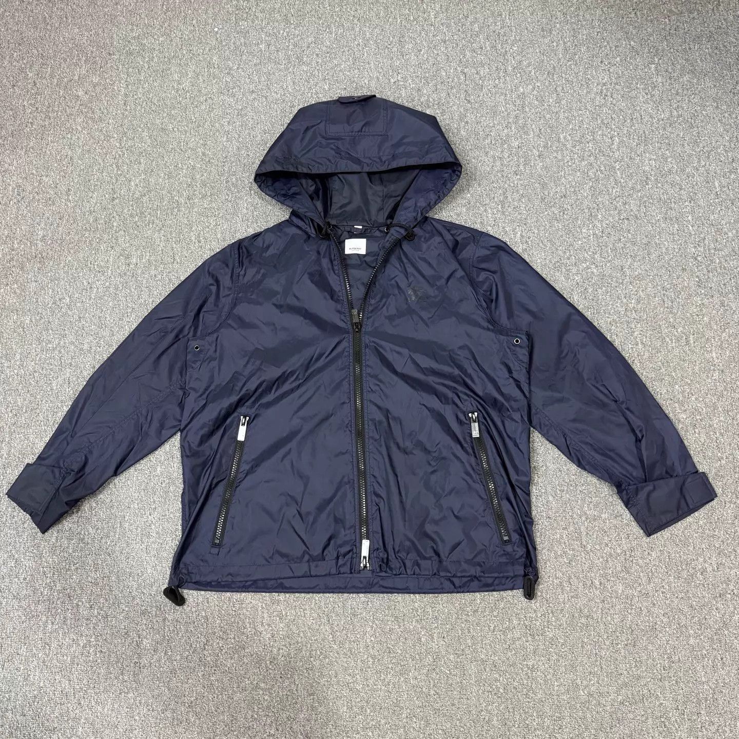 Burberry Burberry Navy Horseferry logo nylon jacket UK16 99 New Size XL / US 12-14 / IT 48-50 - 1 Thumbnail