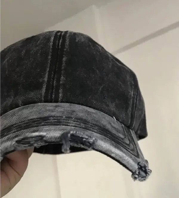 Japanese Brand Kirari x Reia Utility grunge tie dye distressed ripped cap Size ONE SIZE - 5 Thumbnail