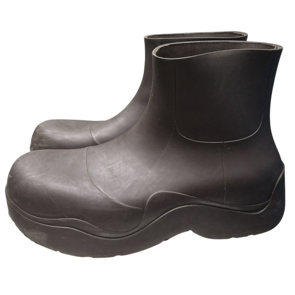 Bottega Veneta Bottega Veneta Brown Rubber Rain Puddle Boots Size 8 EU 41 Size US 8 / EU 41 - 2 Thumbnail