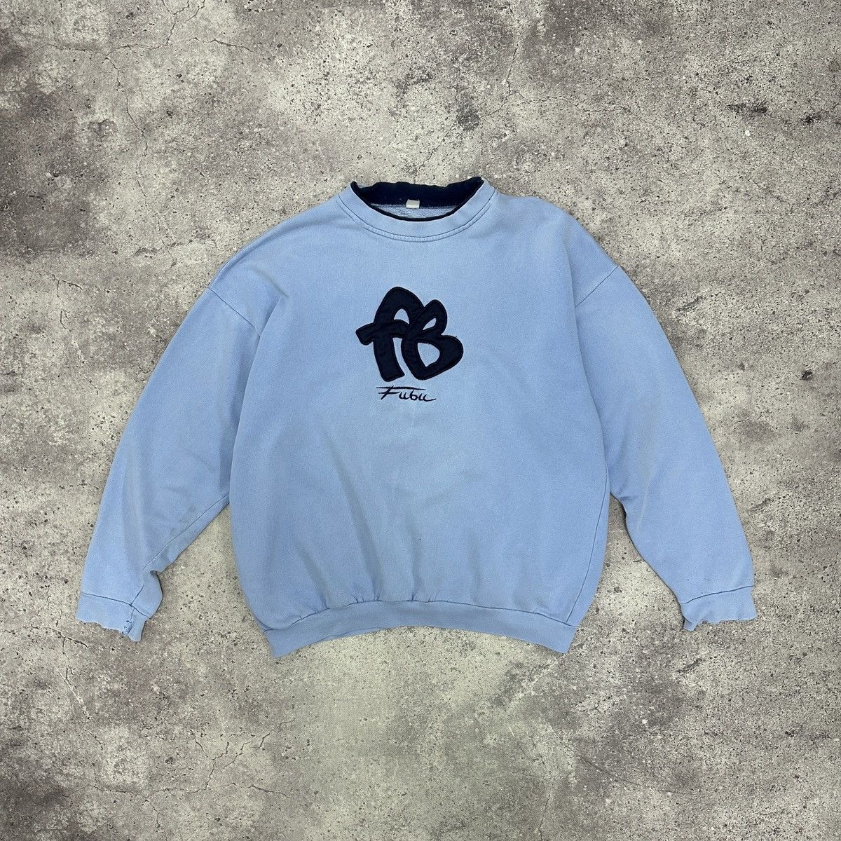 Fubu Vintage 90s Fubu distressed sweatshirt streetwear y2k og rap Size US M / EU 48-50 / 2 - 1 Thumbnail