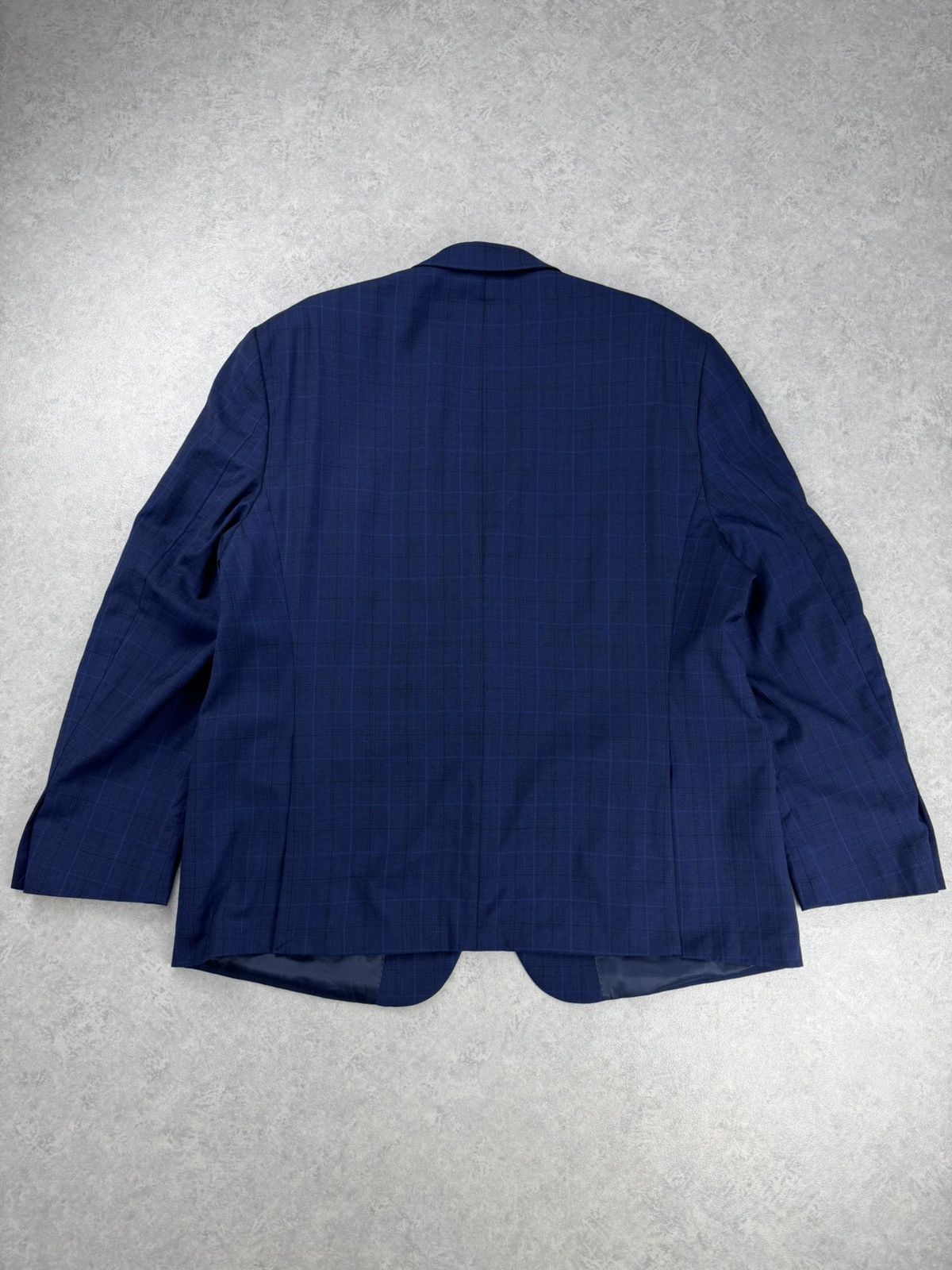 Ralph Lauren Ralph Lauren Blue Check Wool Blazer 48R Mens Sport Coat Size 48R - 14 Thumbnail