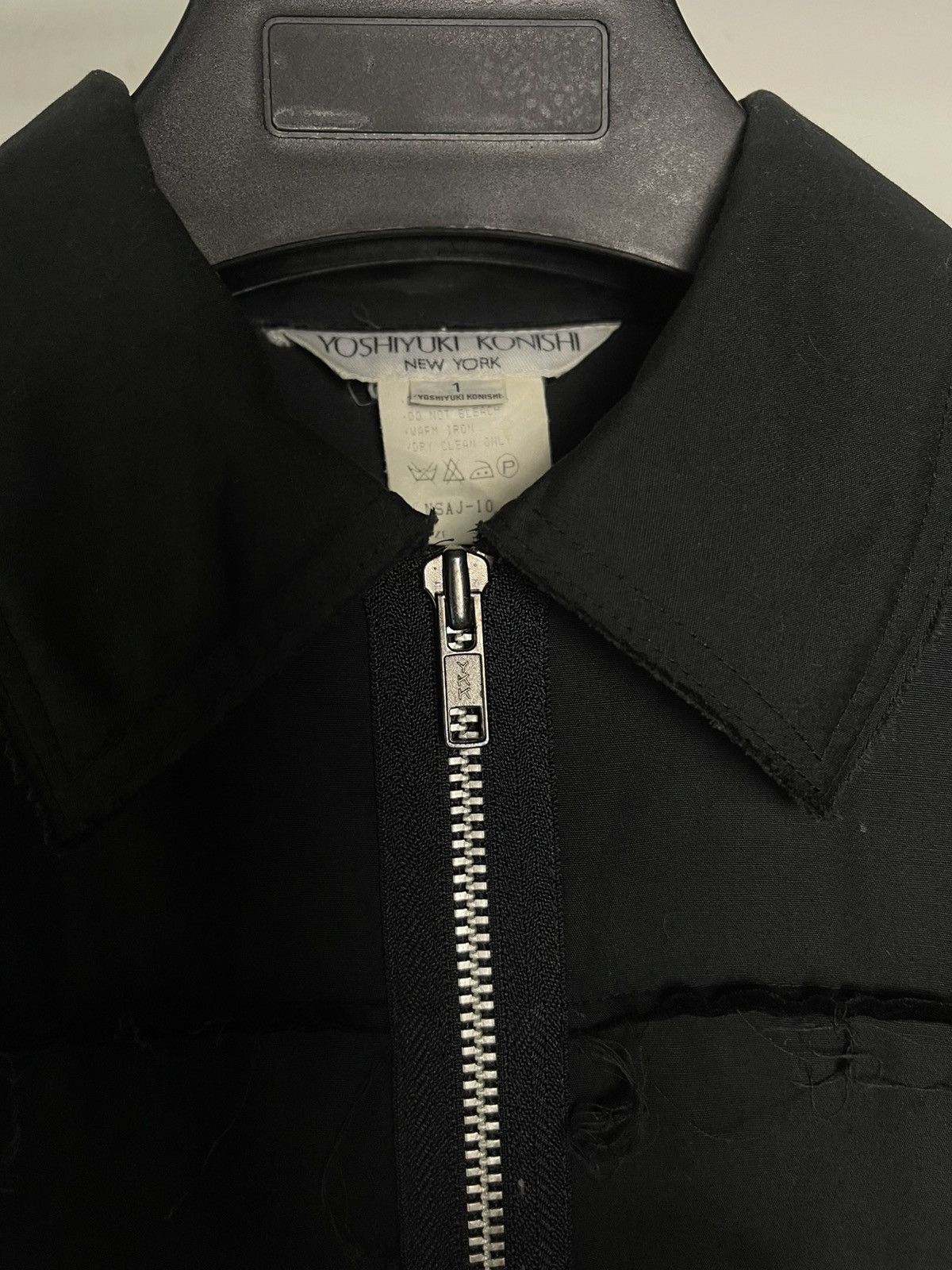 Yoshiyuki Konishi Yoshiyuki konishi ‘HAGI’ frayed seam blouson Size US S / EU 44-46 / 1 - 9 Thumbnail