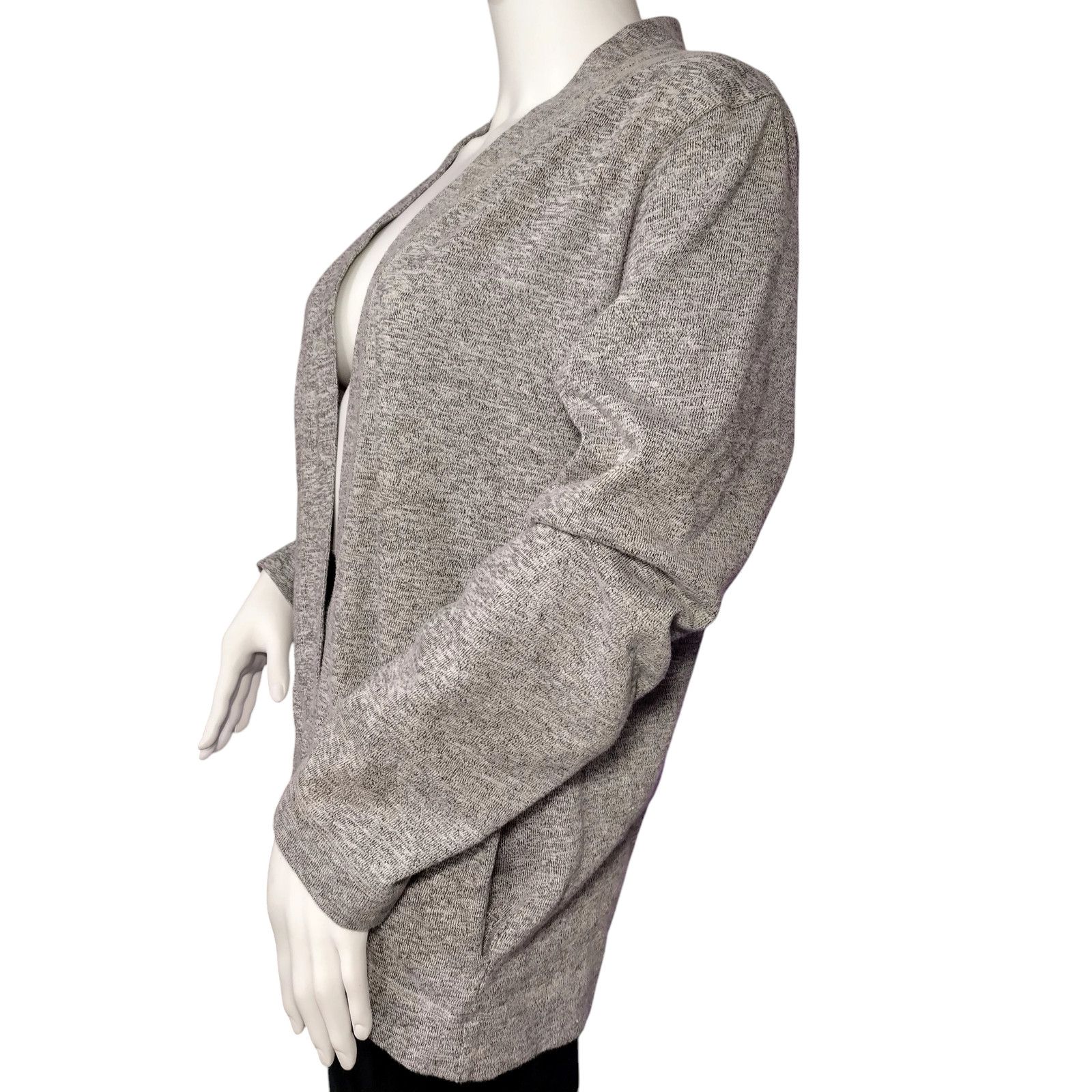 H&M Divided by H&M Womens Gray Cardigan Long Sleeve Sz Med Size M / US 6-8 / IT 42-44 - 3 Thumbnail