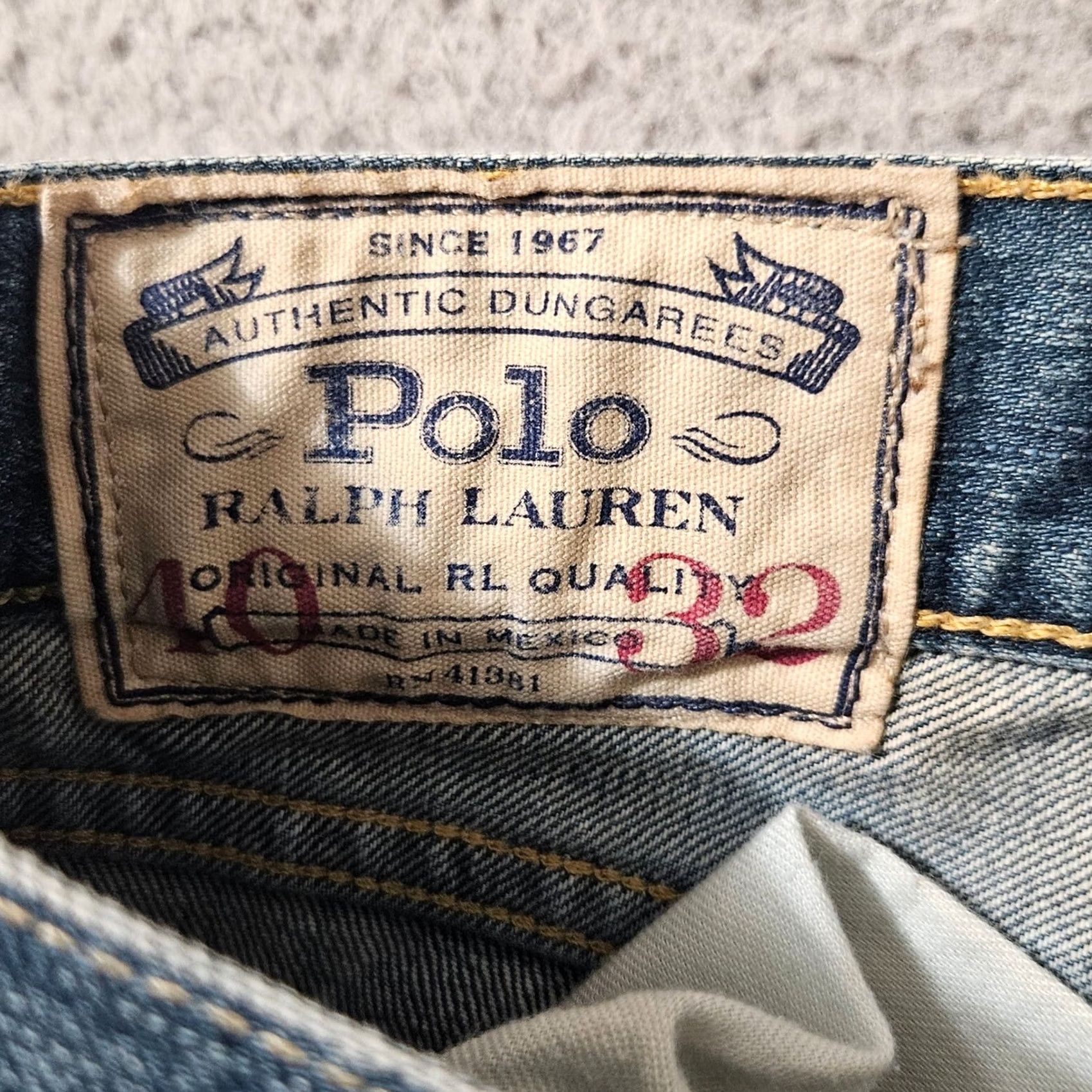 Polo Ralph Lauren Polo Ralph Lauren Hampton Straight Jeans Men's 40 x 32 Cotton Preppy Casual Size US L / EU 52-54 / 3 - 3 Thumbnail