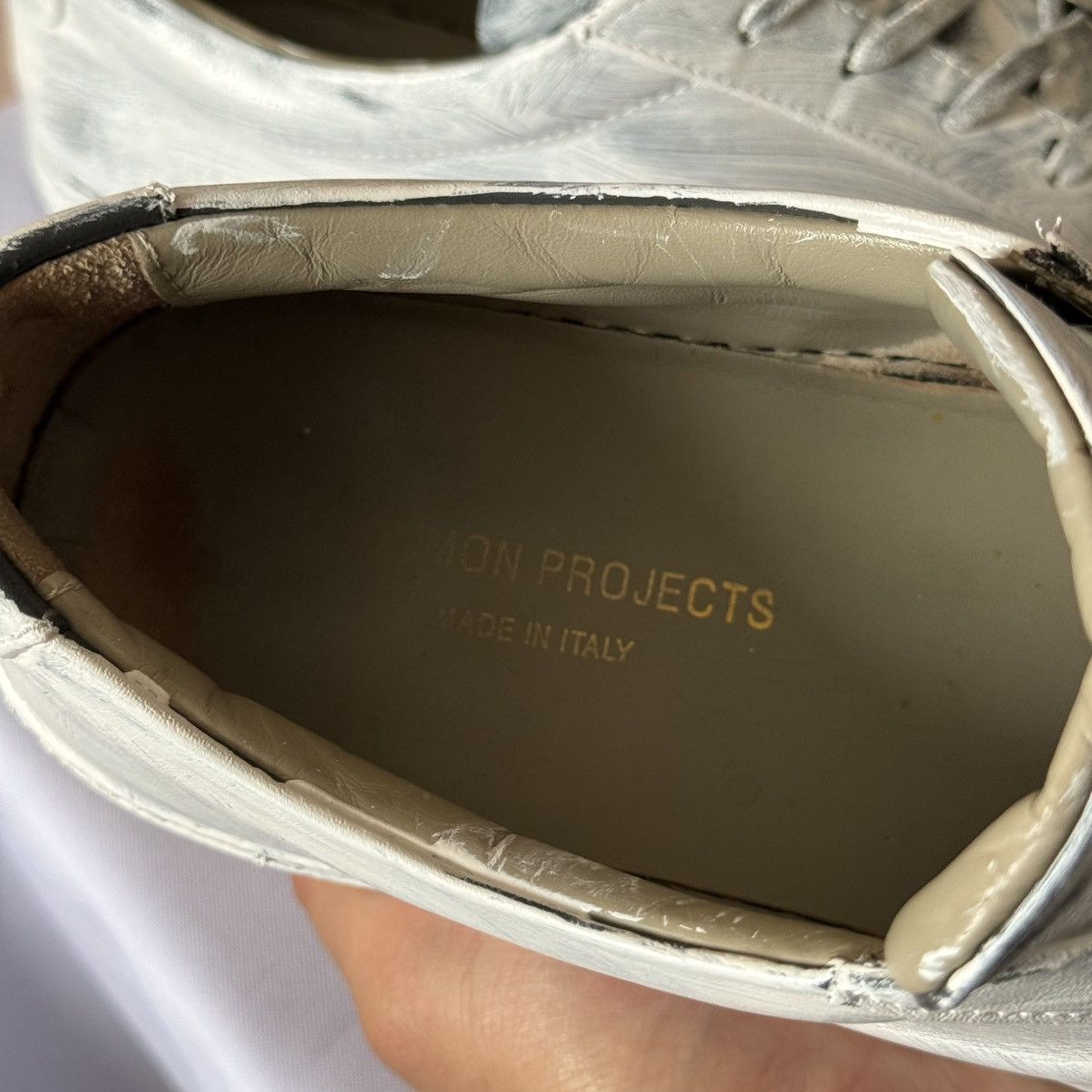 Common Projects Common Projects Painted Achilles Low Leather Sneakers Shoes Size US 10 / EU 43 - 11 Thumbnail