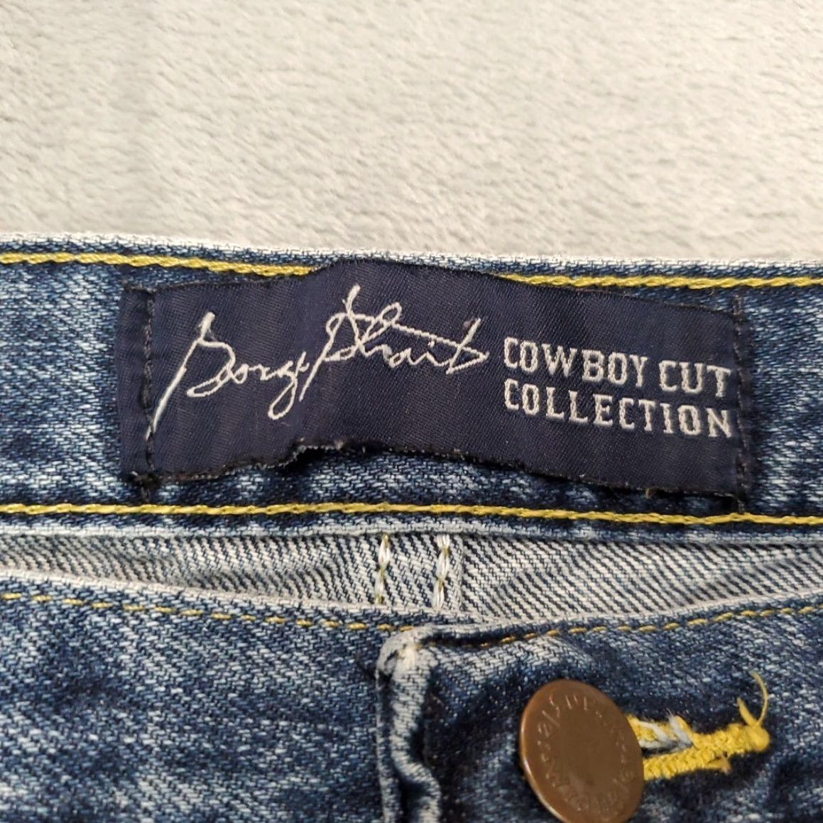 Wrangler Wrangler Jeans Mens 38x30 Blue Denim George Strait Western Cowboy Ranch Pants Size US 38 / EU 54 - 5 Thumbnail