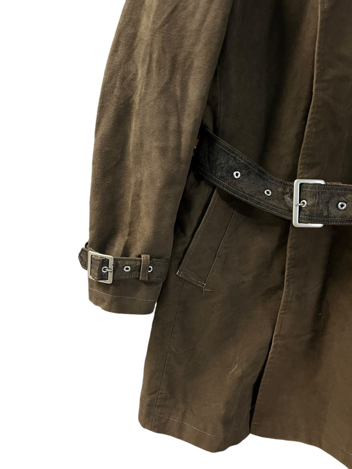 If Six Was Nine × Tornado Mart TORNADO MART MOLESKIN BELTED TRENCH COAT Size US S / EU 44-46 / 1 - 3 Thumbnail