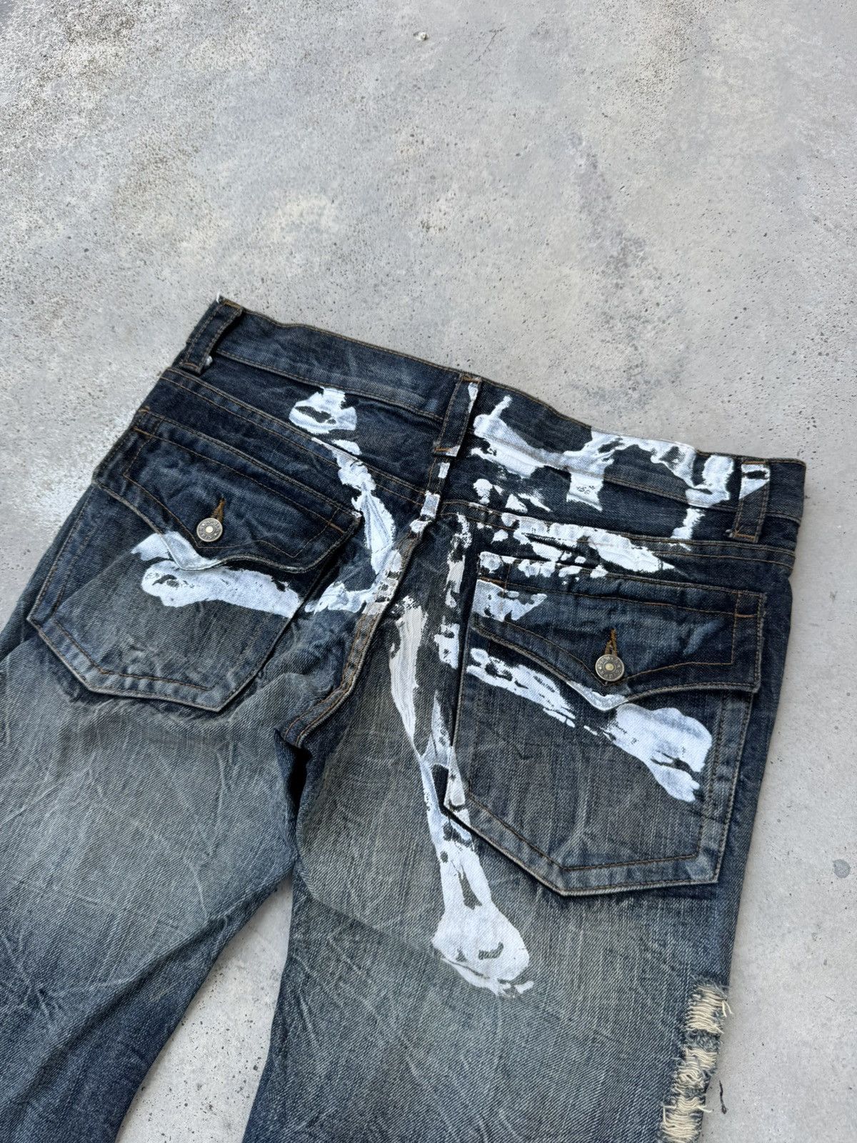 If Six Was Nine 2000s Archive Japanese Brand Grunge ifsixwasnine Style Jeans Size US 34 / EU 50 - 6 Thumbnail