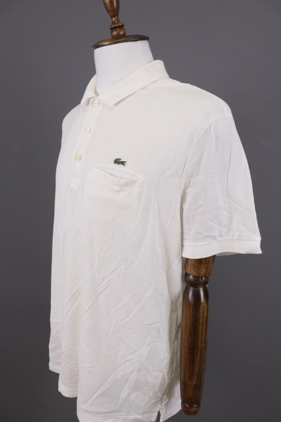 Lacoste Lacoste Regular Fit White Summer Polo Shirt Size 8 / 3XL Size US XXL / EU 58 / 5 - 9 Thumbnail