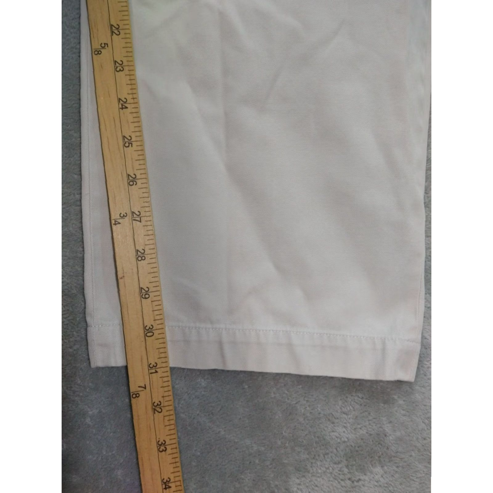 Banana Republic Banana Republic Pants Adult 38x32 Beige Gavin Chino Flat Front Cotton Straight Leg Mens Size US 38 / EU 54 - 5 Thumbnail